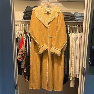 Randolph Duke Cream Shearling Coat
